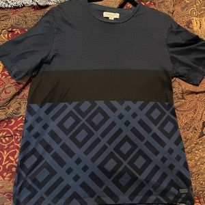 Burberry Men’s Multi-Patterned Short-Sleeved Shirt XL